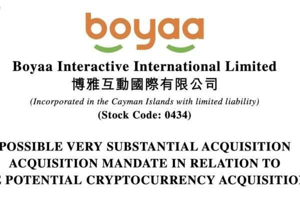 Boyaa Interactive's Bold $100 Million Crypto Plan