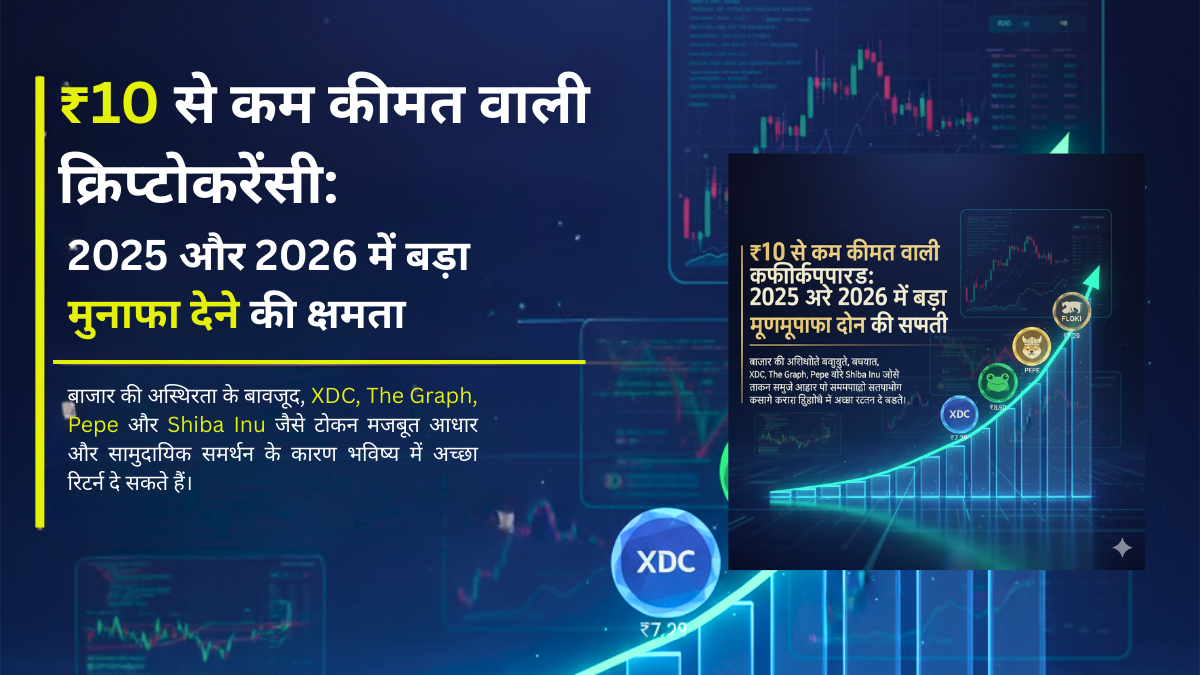 Cryptocurrencies under ₹10