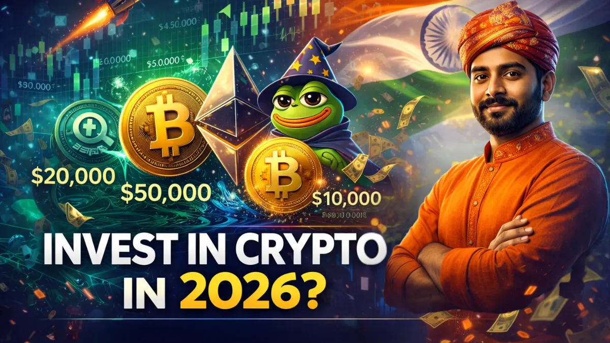 2026 में क्रिप्टो में निवेश करें या नहीं? भारतीय निवेशकों के लिए पूरी गाइड